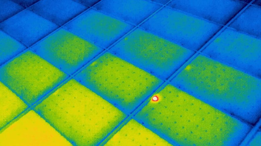 thermographie drone photovoltaïque